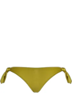 Solid Stretch Shiny Bikini Bottom