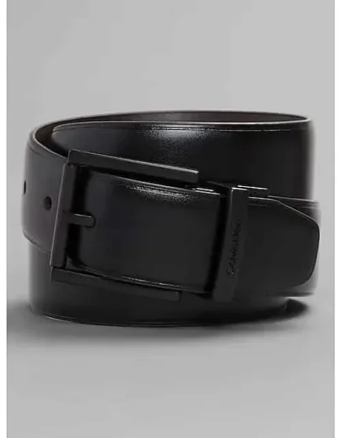 Reversible Feather Edge Leather Belt