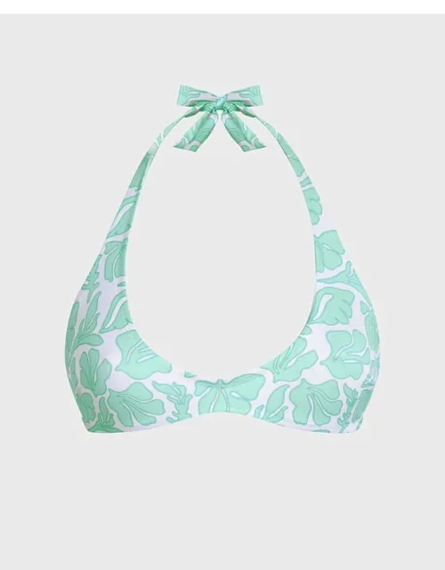 Round Neckline Bikini Top