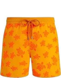 Swim Shorts Flocked Rondes Des Tortues - Mdb - Moorea