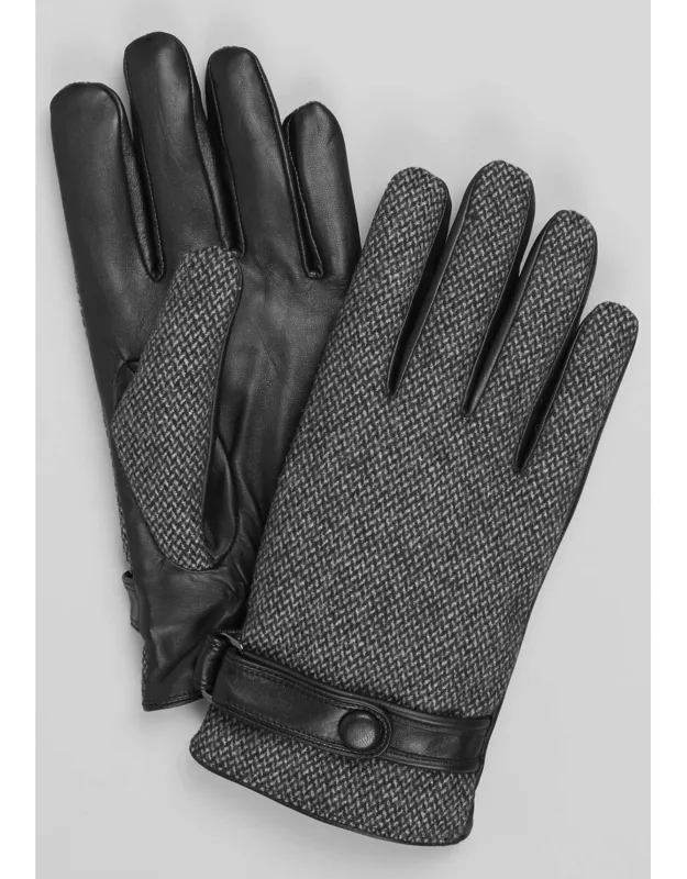 Bird's-eye Leather Gloves