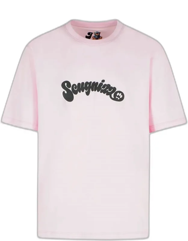 Barrow T-shirt Oversized Fit, Ribbed Crew Neck