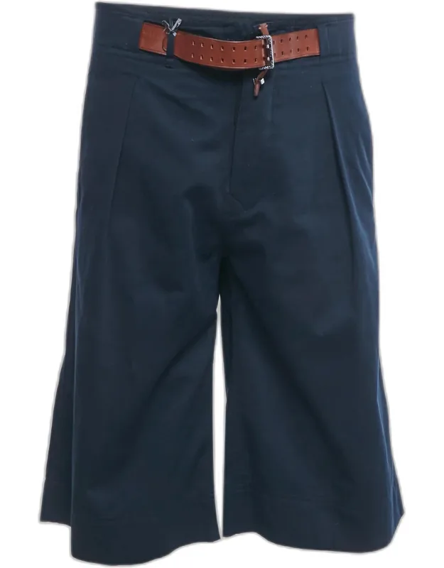 Belted Bermuda Shorts