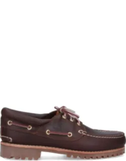 'authentic' Loafers With Round Toe And Rubber Platform Sole