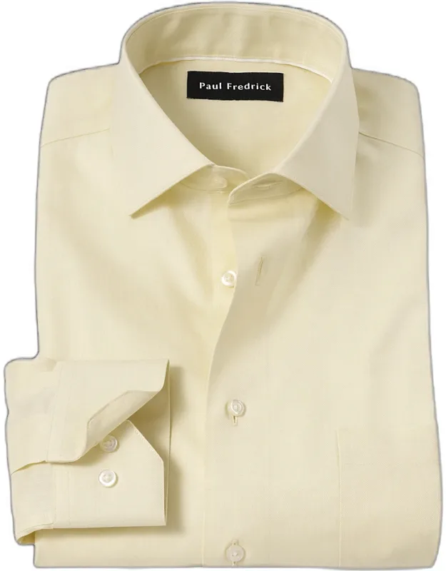 Comfort Stretch Non-iron Herringbone Dress Shirt