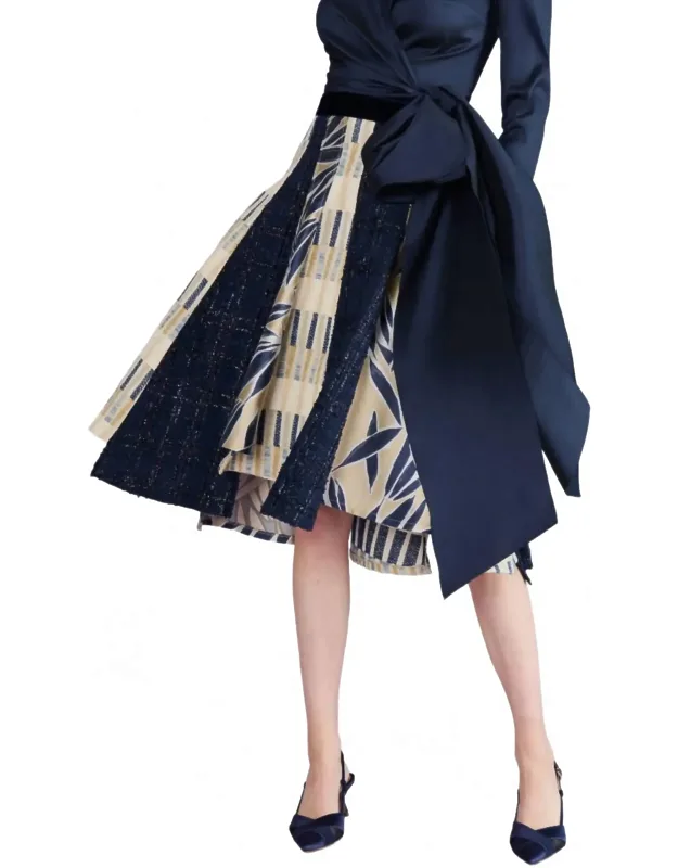 Blended Pattern Skirt