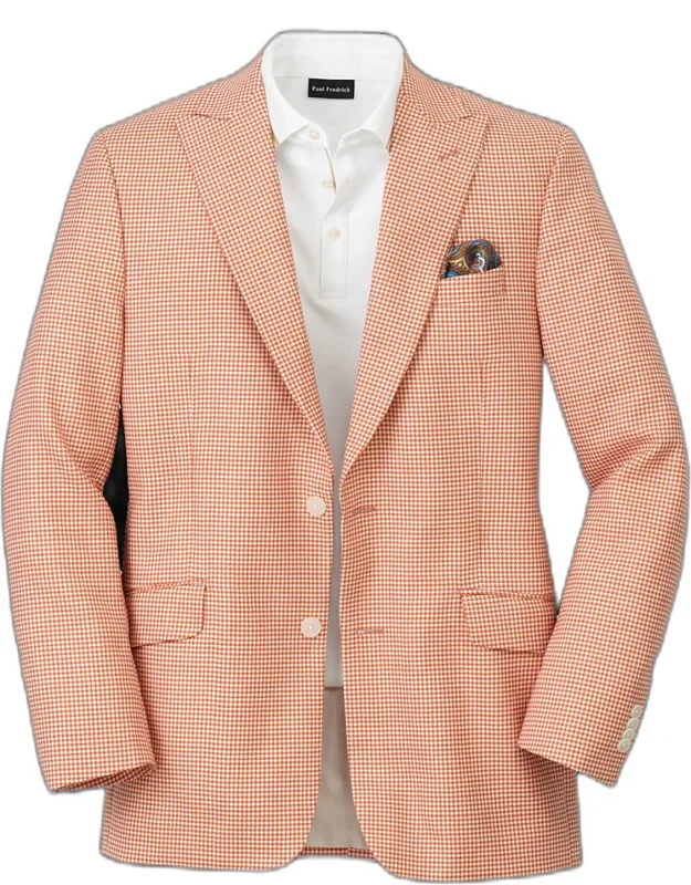 Wool Houndstooth Sport Coat