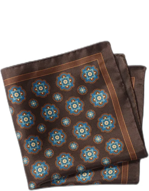 Medallion Silk Pocket Square
