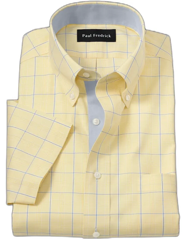 Comfort Stretch Non-iron Check Dress Shirt