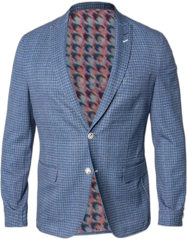 Descartes Vortex Check Unconstructed Blazer