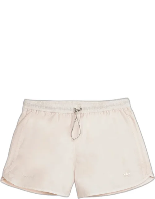 Nylon Side-snap Shorts