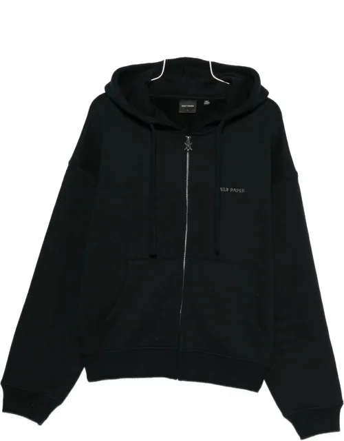 Logo-embroidered Zip-up Hoodie