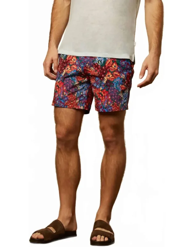 Elastic Swim Trunks