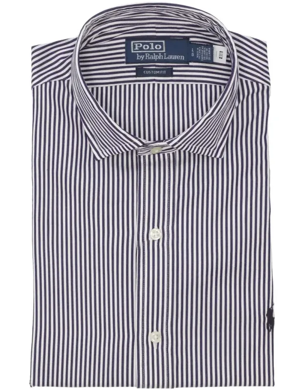 Contrasting Striped Cotton Shirt