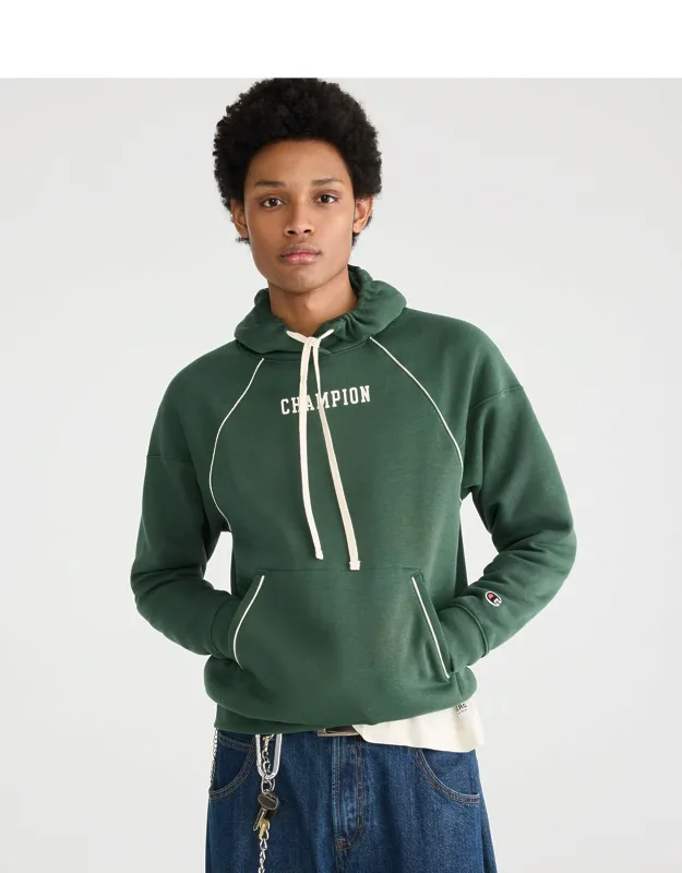 Champion Logo Piped Pullover Hoodie
