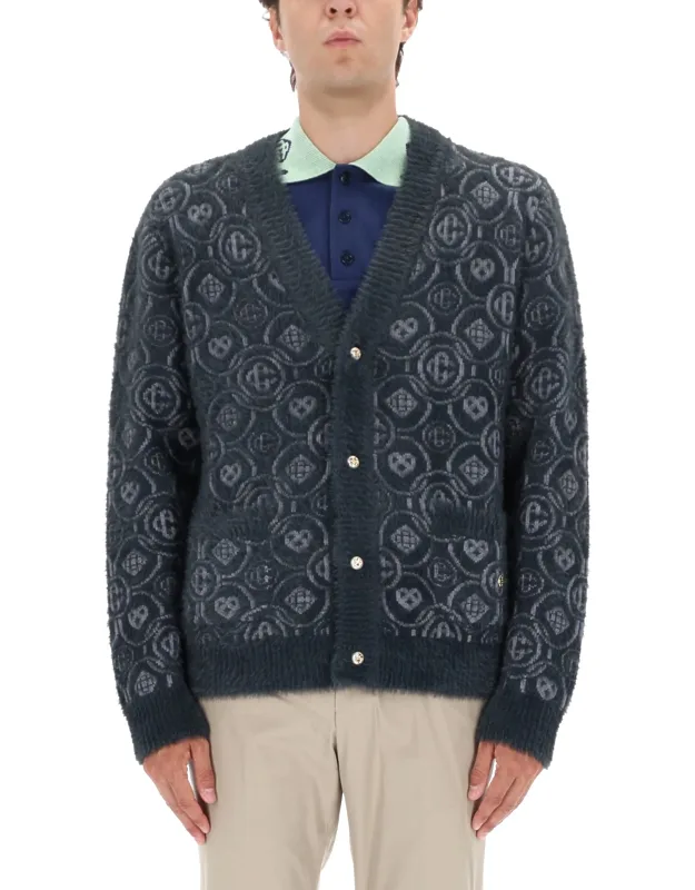 Monogram "fluffy" Cardigan