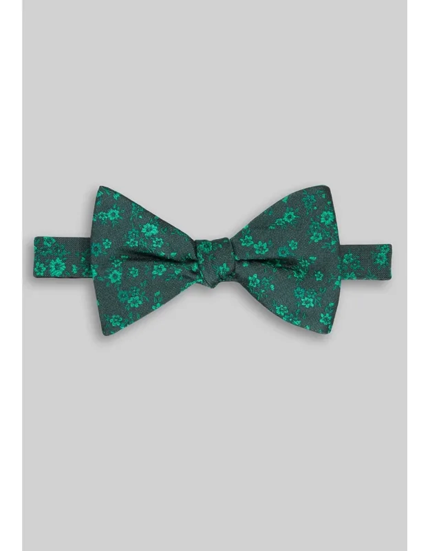 Floral Soft Knot Pre-tied Big Bow Tie