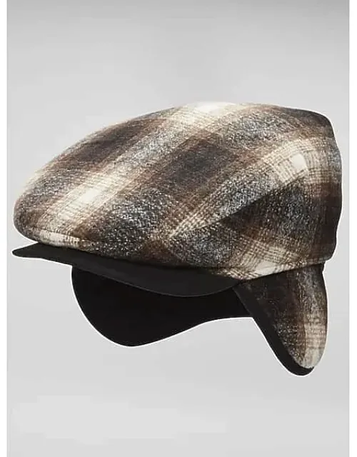 Plaid Earflap Ivy Cap