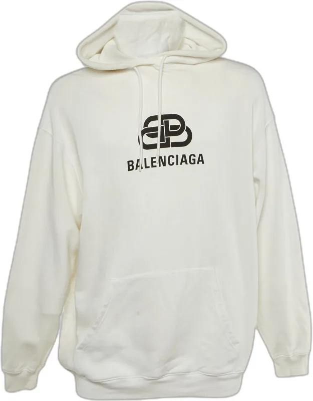 Logo Print Cotton Hoodie