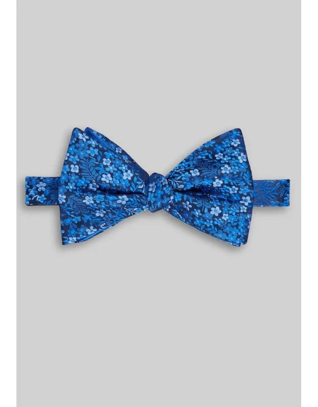 Floral Double Layer Soft Knot Pre-tied Bow Tie