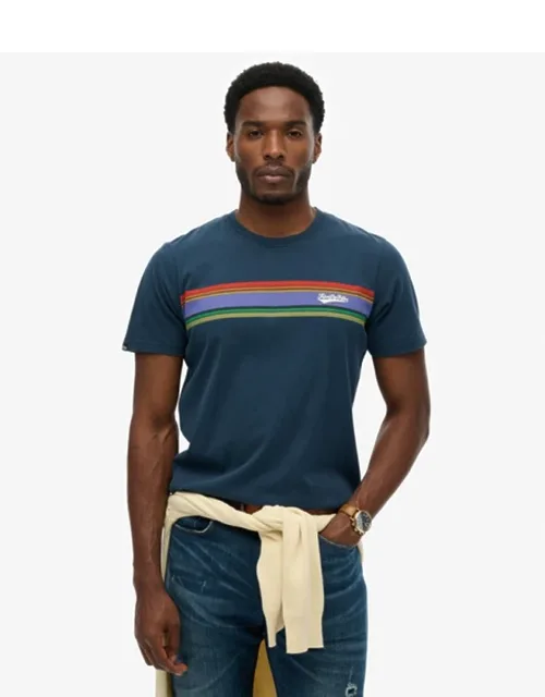 Outdoor Stripe Logo Relaxed T-shirt