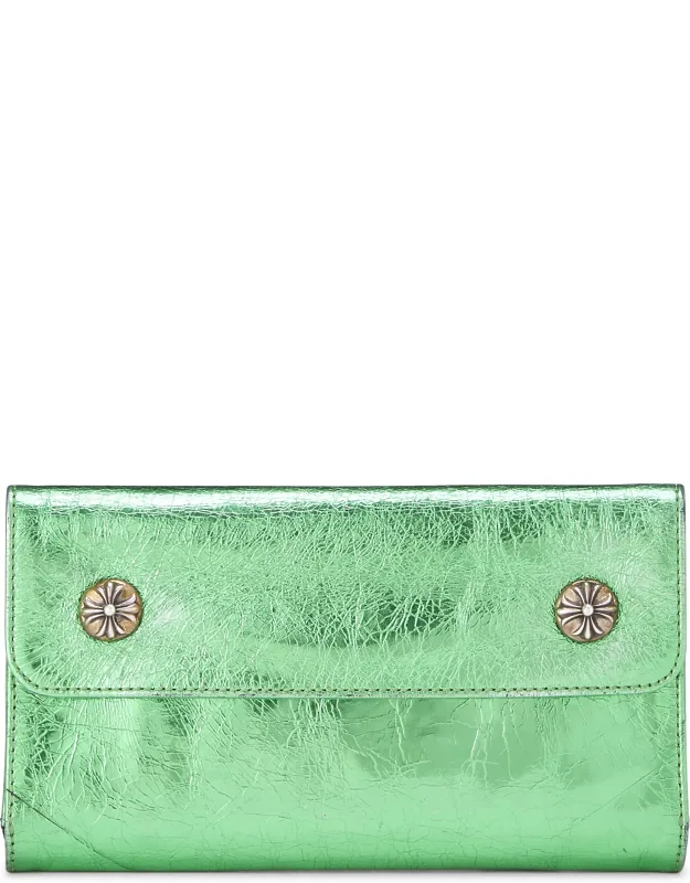 Leather Cross Ball Wallet