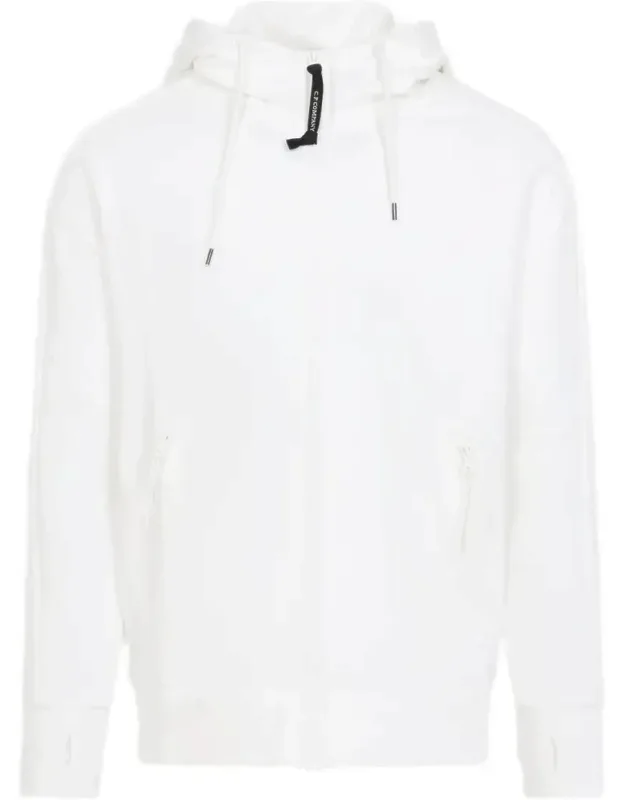Goggle-detail Zip-up Hoodie