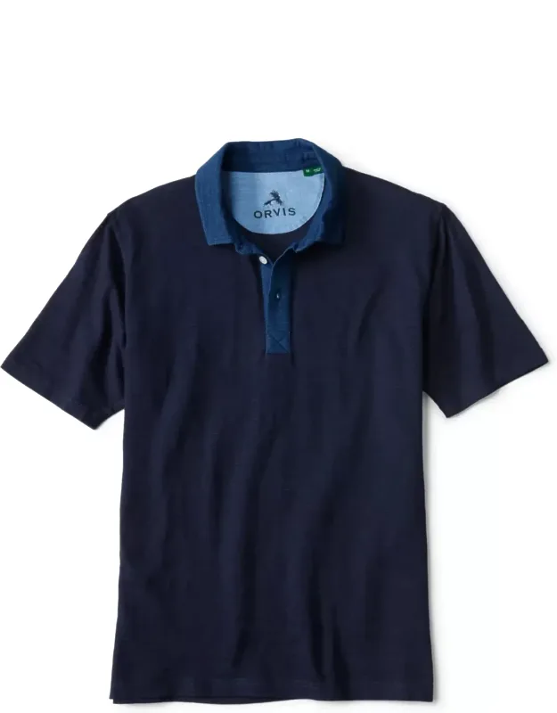 Colorblock Polo Shirt