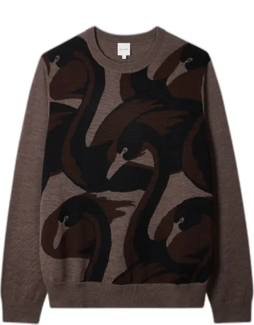 Merino-silk 'swan' Sweater