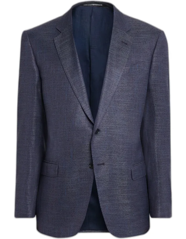 Bamboo Viscose Blurred Plaid Sport Coat