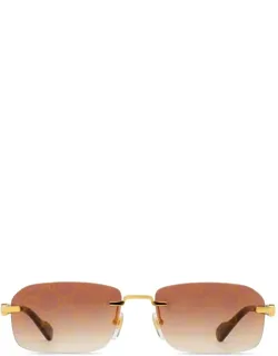 Gucci Eyewear Sunglasses Gg1221s 004 Gold Metal Italy