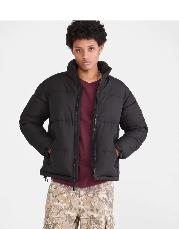 Heavyweight Mock-neck Puffer Jacket