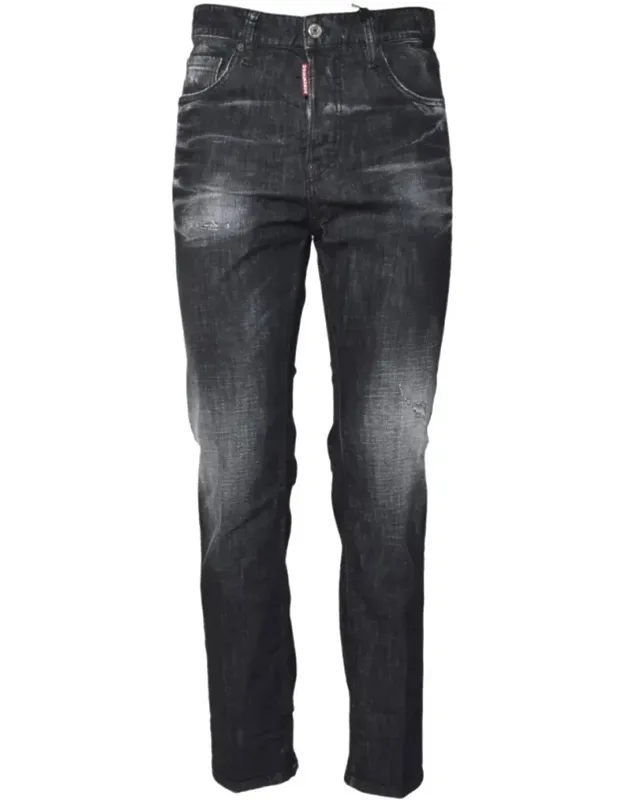 Distressed Slim Fit Jeans