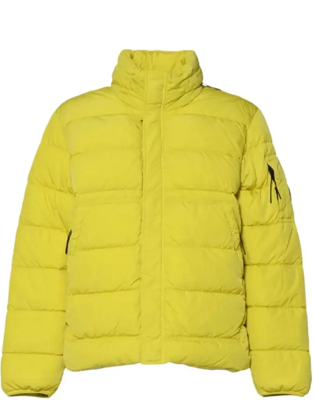 Puffer Jacket With Quilted Insulation And Detachable Hood
