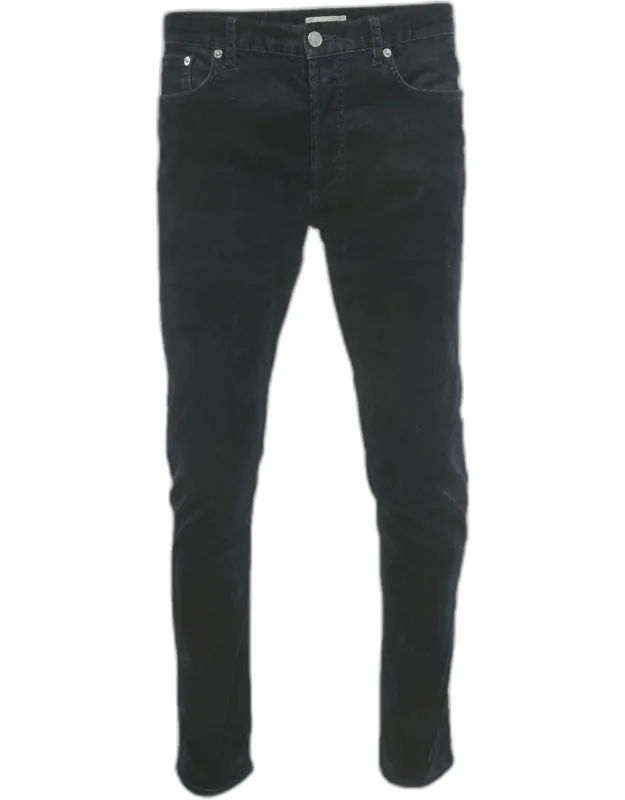Velvet Logo Embroidered Slim Fit Jeans