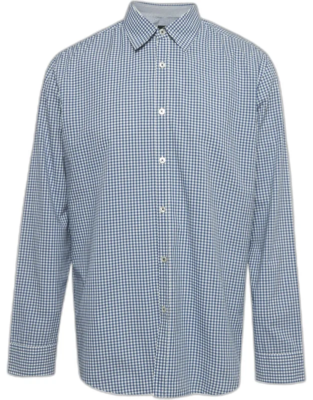 Checkered Cotton Regular Fit Shirt