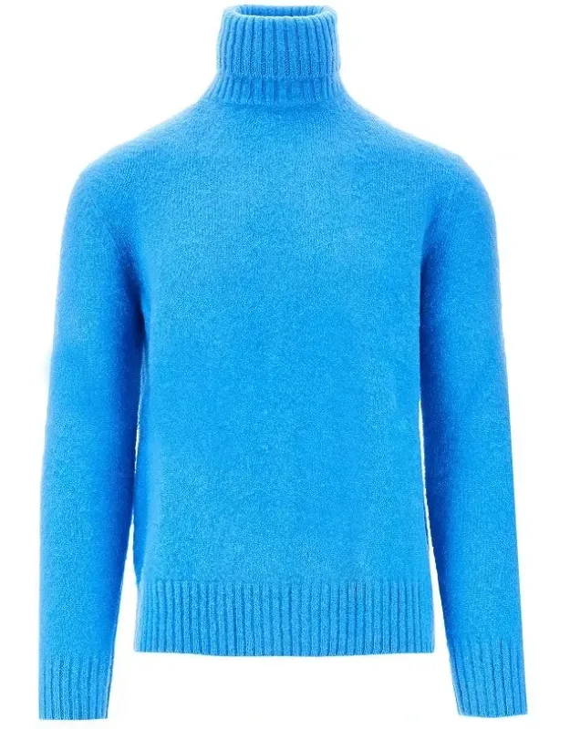 Virgin Wool Turtleneck Sweater