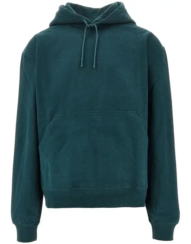 Hoodie With Logo Embroidery