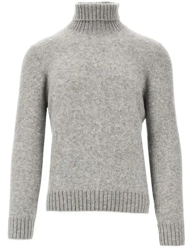 Cashmere And Silk Turtleneck Sweater