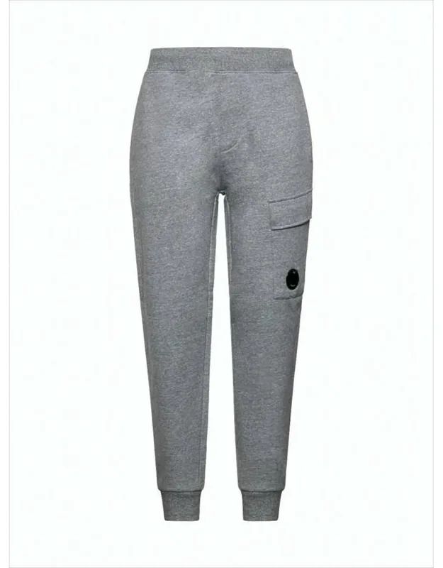 Tapered Fit Jogger Pants With Cargo Pocket And Ribbed Cuffs