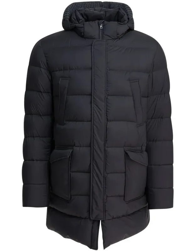 Hooded Long Down Jacket