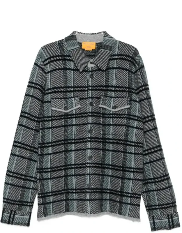 Classic-fit Cashmere Plaid Shirt