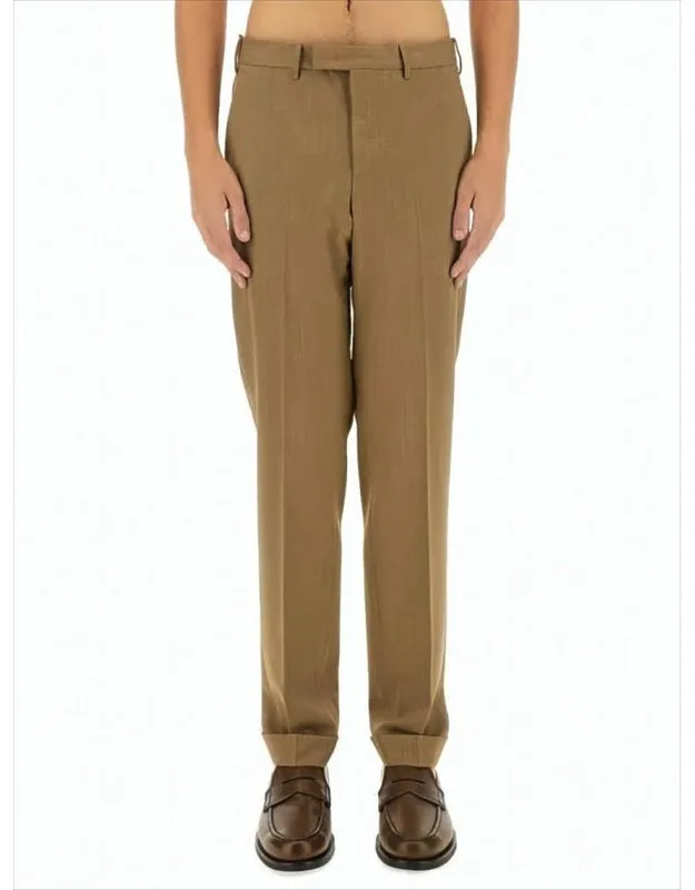 Tailored Suit Pants With Straight-leg Silhouette