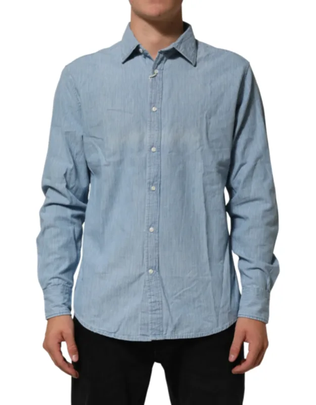 Regular Fit Collared Long Sleeve Shirt