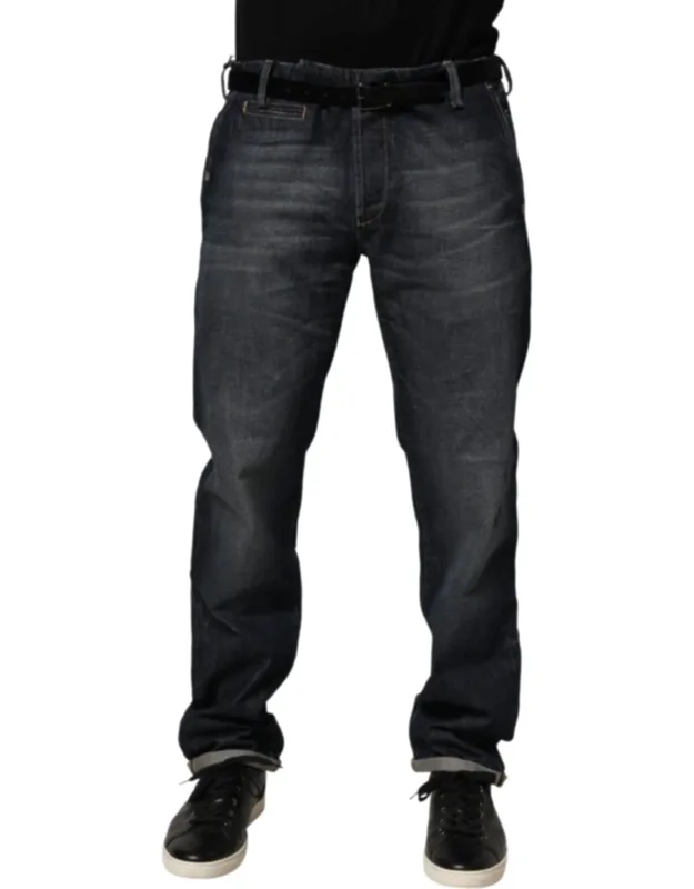 Washed Skinny Trousers