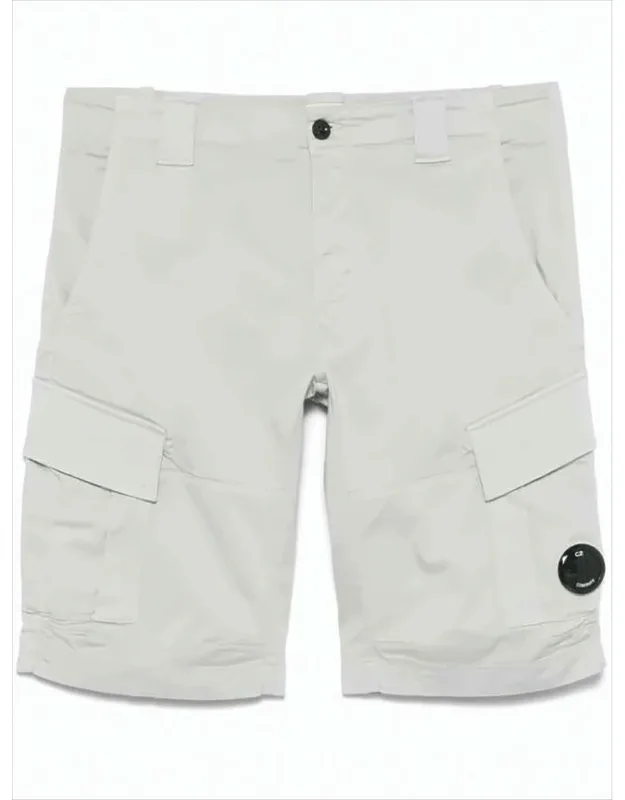 Tailored Utility Shorts With Round Lens Detail
