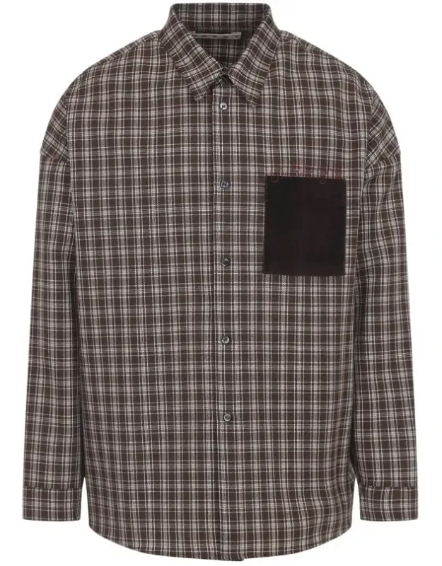 Plaid Virgin Wool Shirt