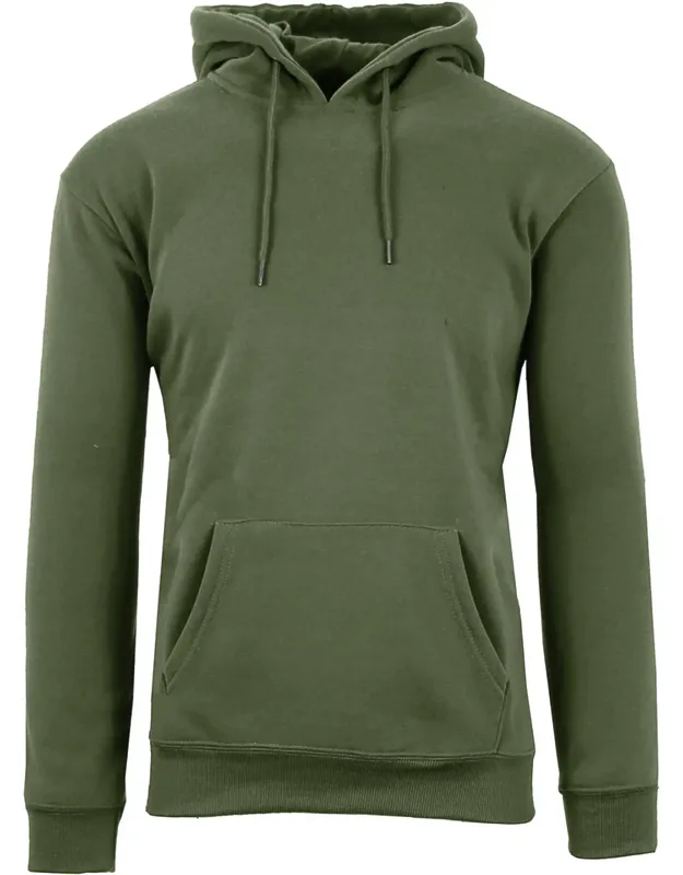 Fleece-lined Pullover Hoodie