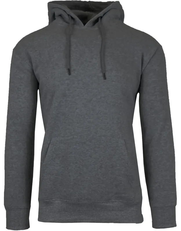 Fleece-lined Pullover Hoodie