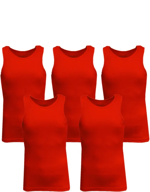 Galaxy By Harvic Heavyweight Ribbed Tank Top - Breathable Fabric, Double Stitched Hem